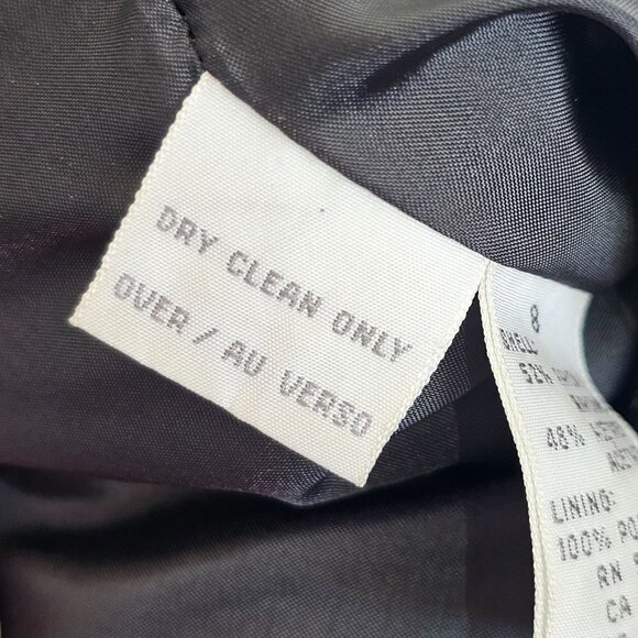 Liz Claiborne Vintage Oversized Classic Doubled Breasted Blazer Plaid Women's 8 - Picture 6 of 14